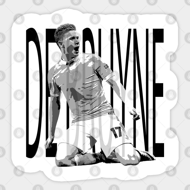 De Bruyne Sticker by StoneSoccer